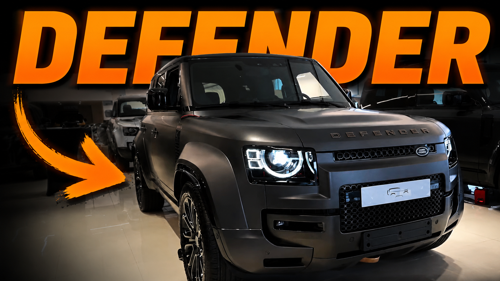 La Defender du concessionnaire Land Rover Liège Spirlet