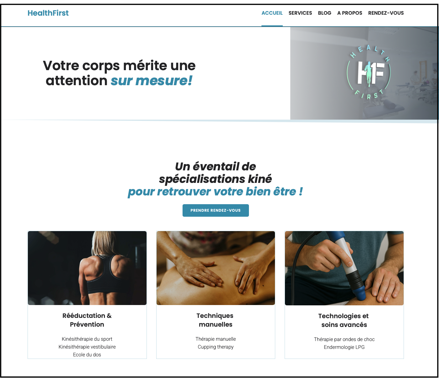 Le site de HealthFirst