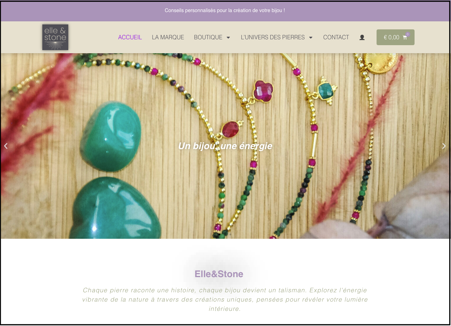 Le site de Elle Et Stone